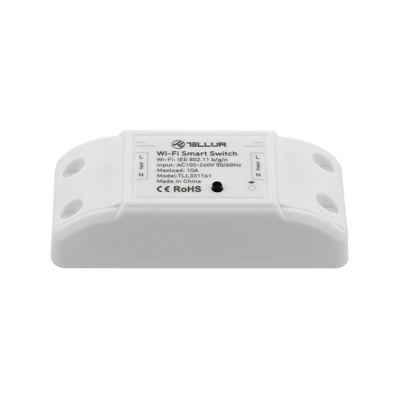 Intrerupator WiFi Tellur, de linie, 2200W, Alb